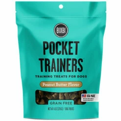 BIXBI Pocket Trainers Peanut Butter Dog Treats - 6oz