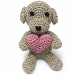 Dogo Pet Fashions Pawer Dog With Heart Dog Toy