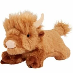 Fluff & Tuff Shaggy Cow Dog Toy