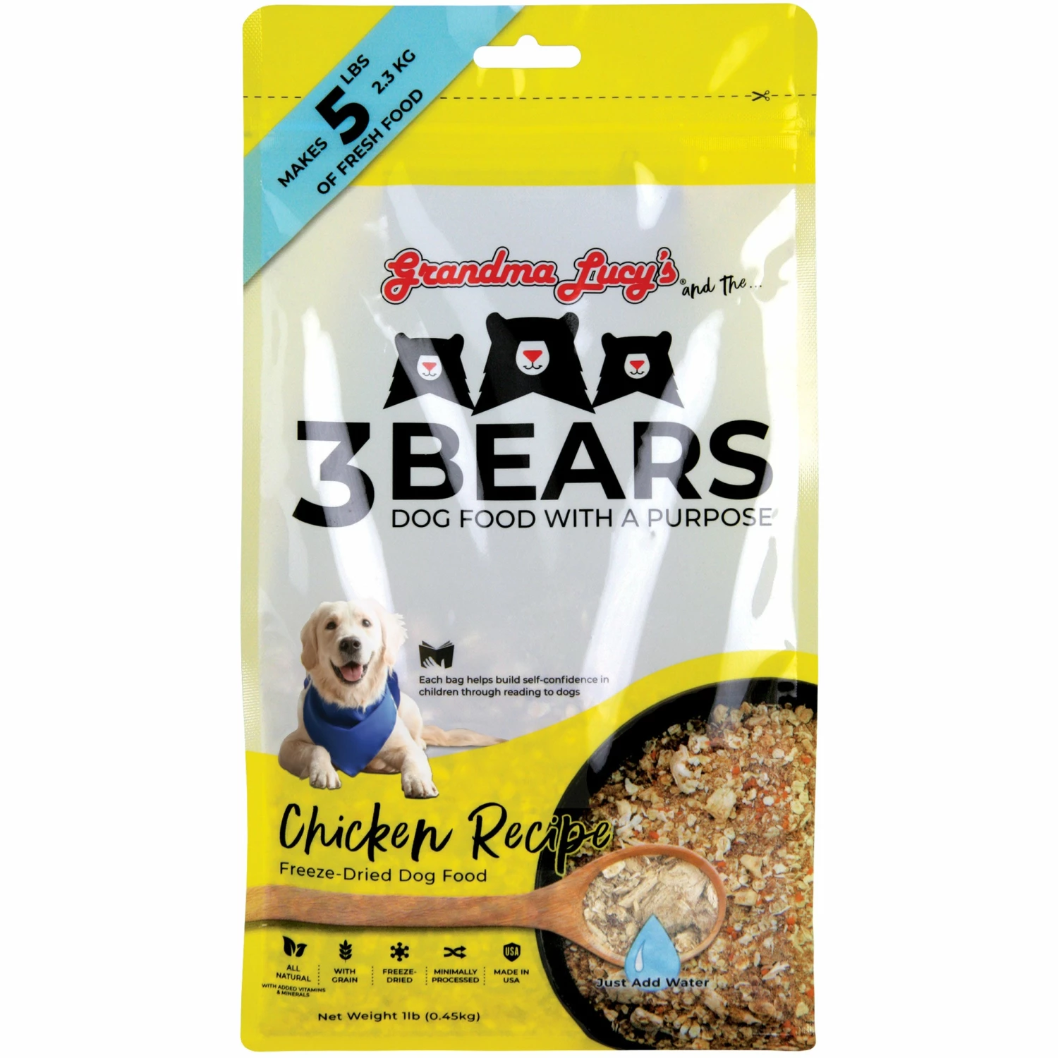 Grandma Lucy's 3 Bears Dog Chicken