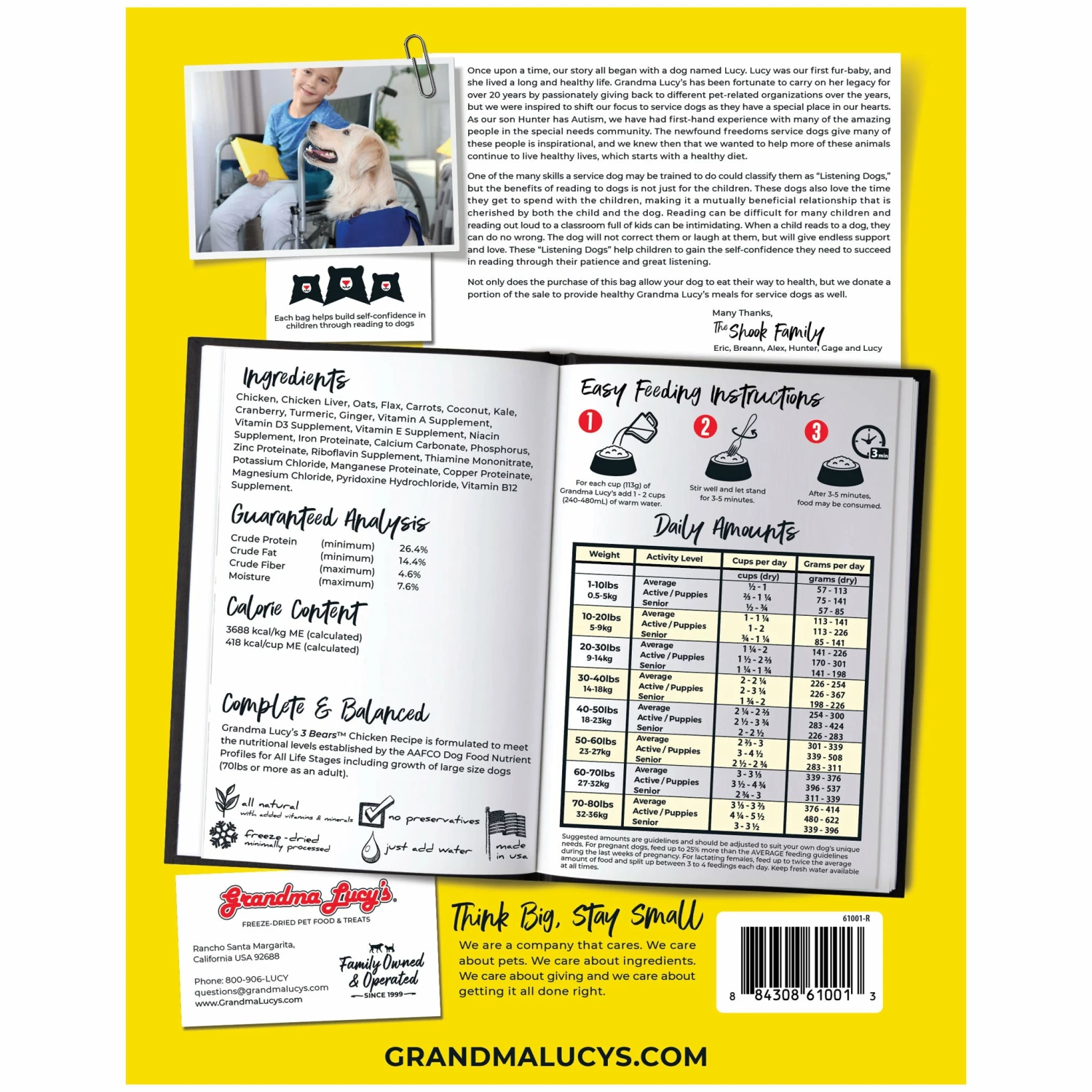 Grandma Lucy's 3 Bears Dog Chicken - Image 4