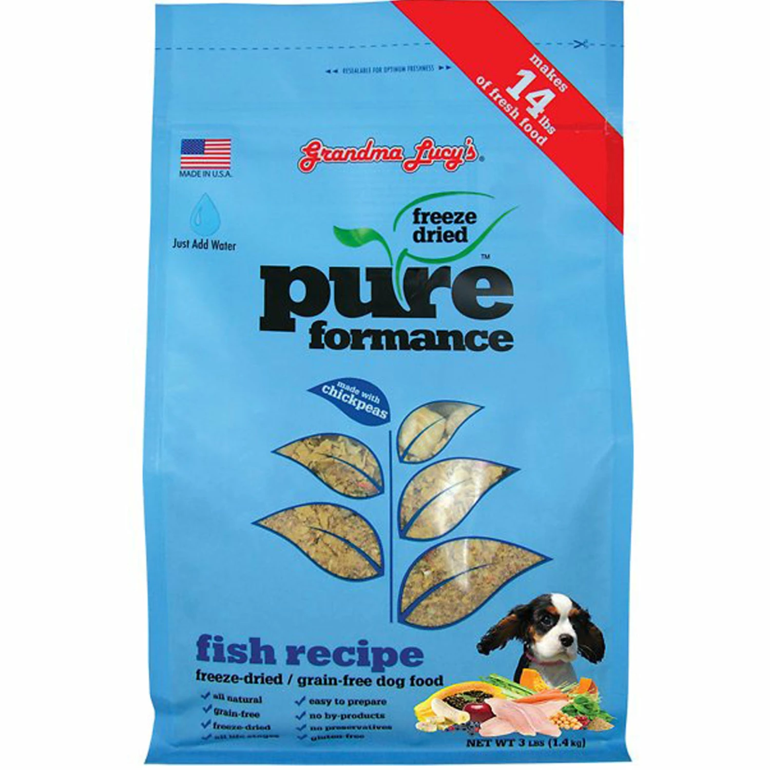 Grandma Lucy's Pureformance Freeze Dried Fish Dog Food - Image 3