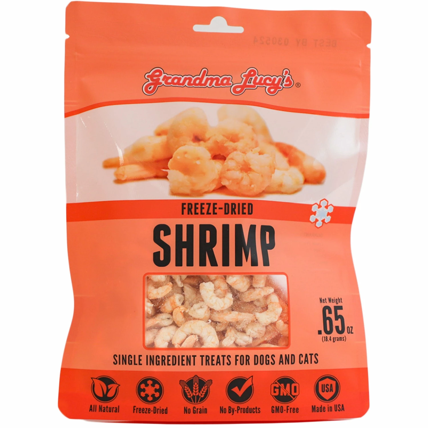 Grandma Lucy's Singles Freeze-Dried Shrimp 0.65 Oz