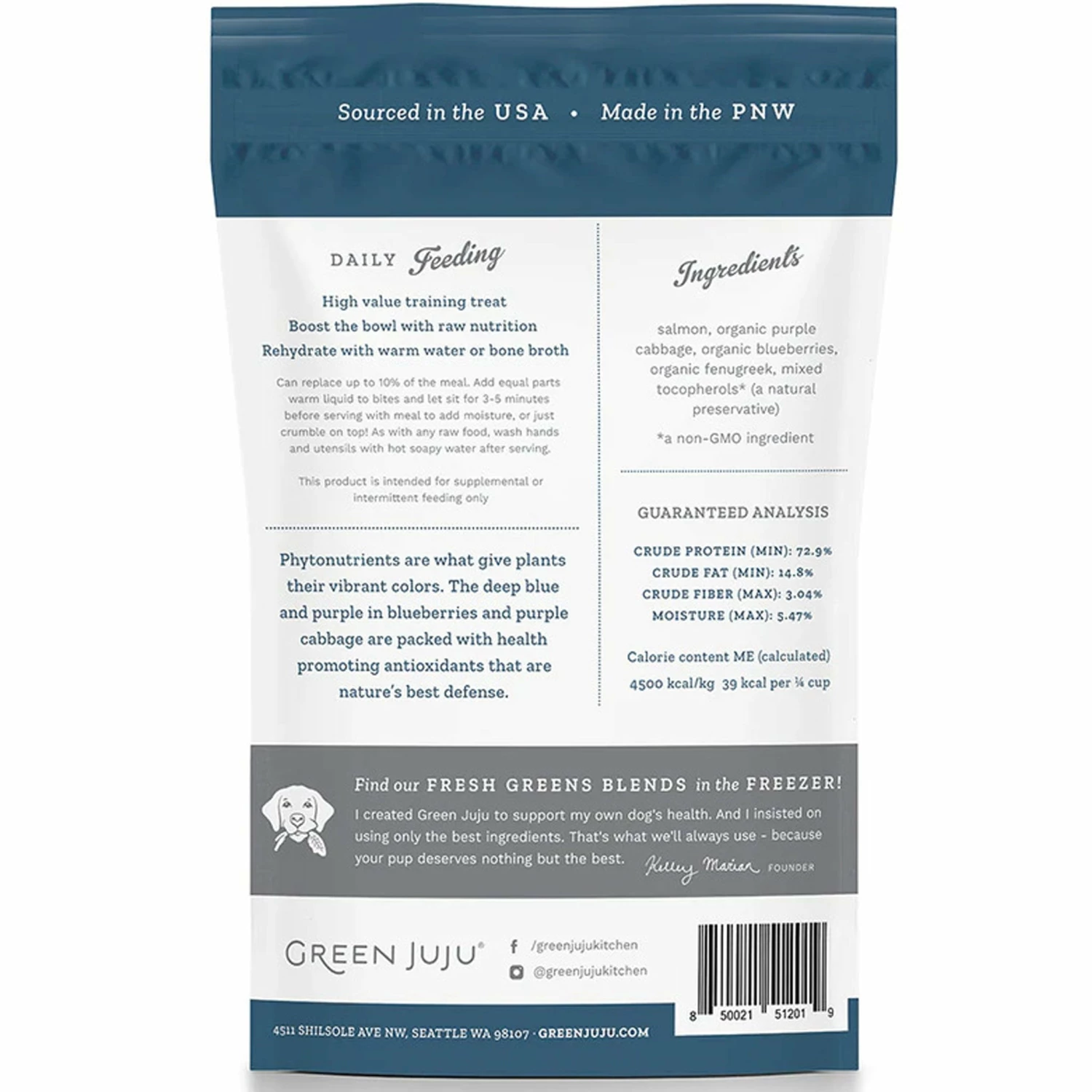 Green Juju Green Freeze-Dried Salmon Treats - Image 2