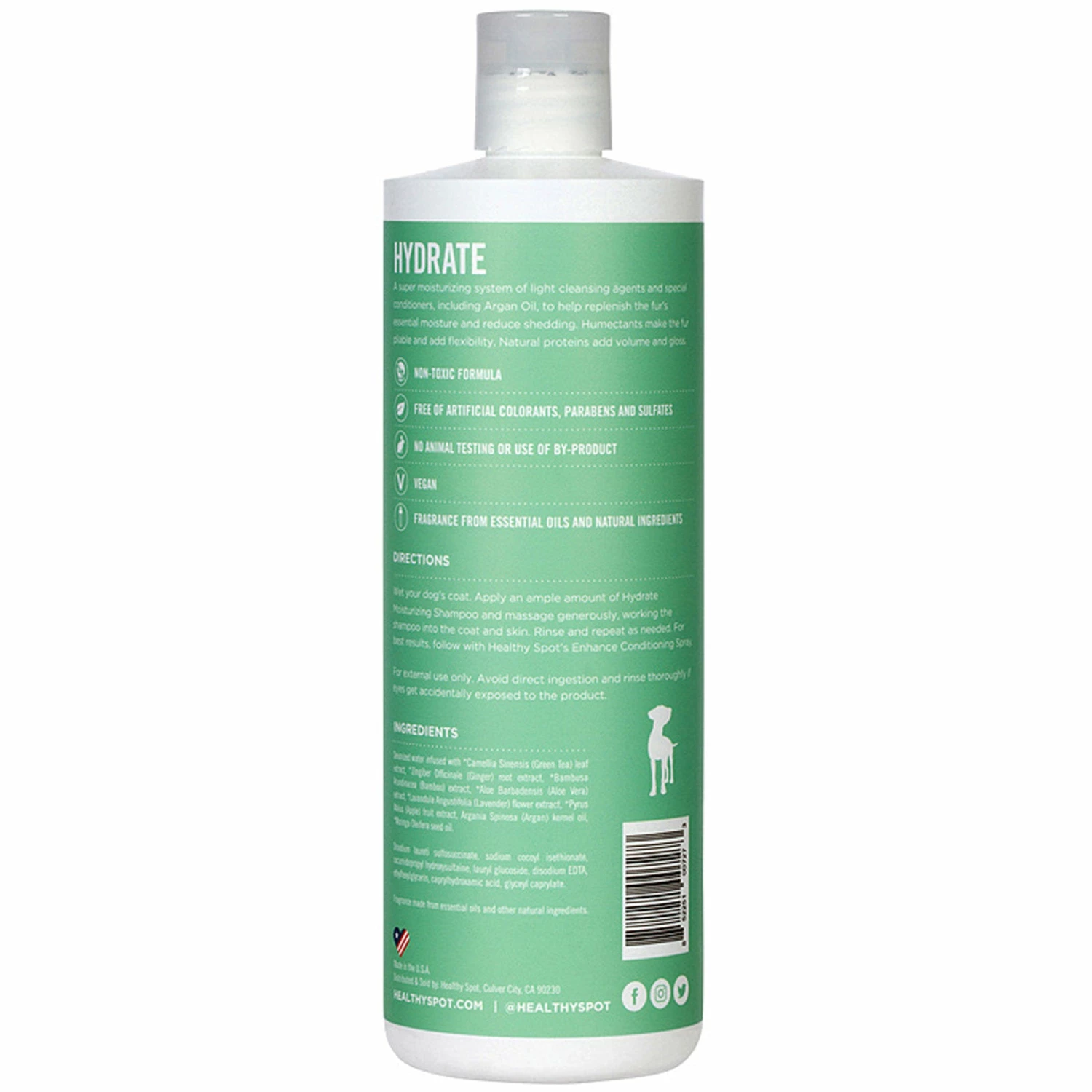 Healthy Spot Signature Spa Hydrate Shampoo For Dogs - 17oz - Image 2