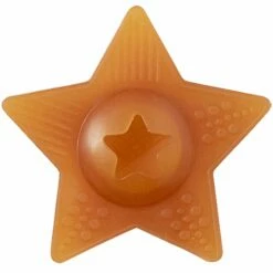 Hevea Natural Rubber Star Treat Dog Toy
