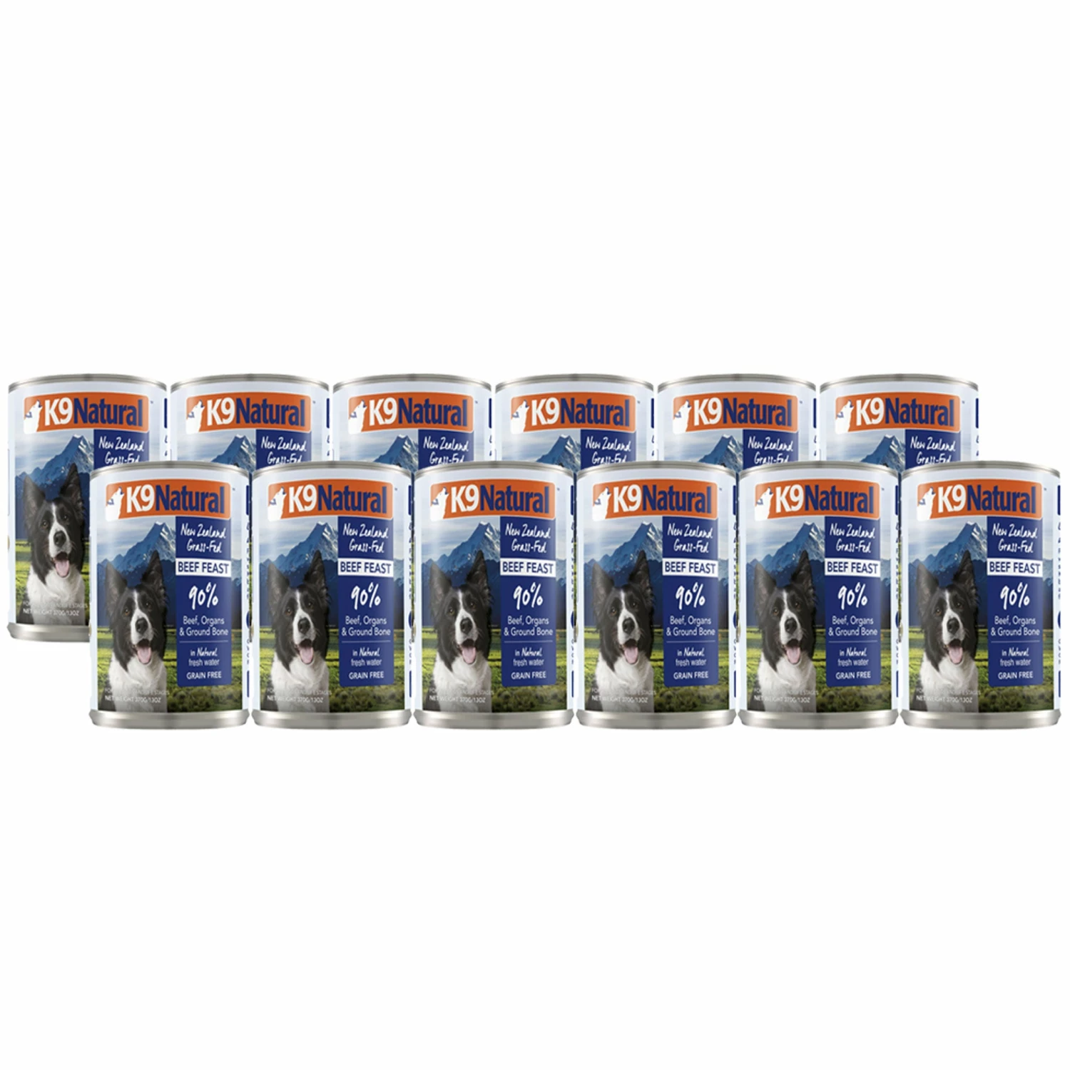K9 Natural Canned Beef Feast Dog Food 13 Oz 12-Pack