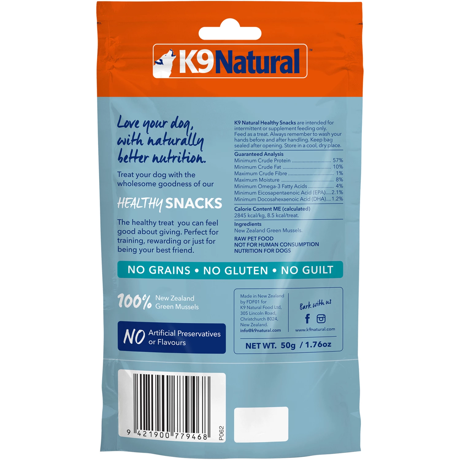 K9 Natural Green Lipped Mussel Treats - Image 2