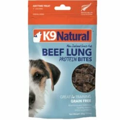 K9 Natural Protein Bites Dog Beef Lung 2.1 Oz