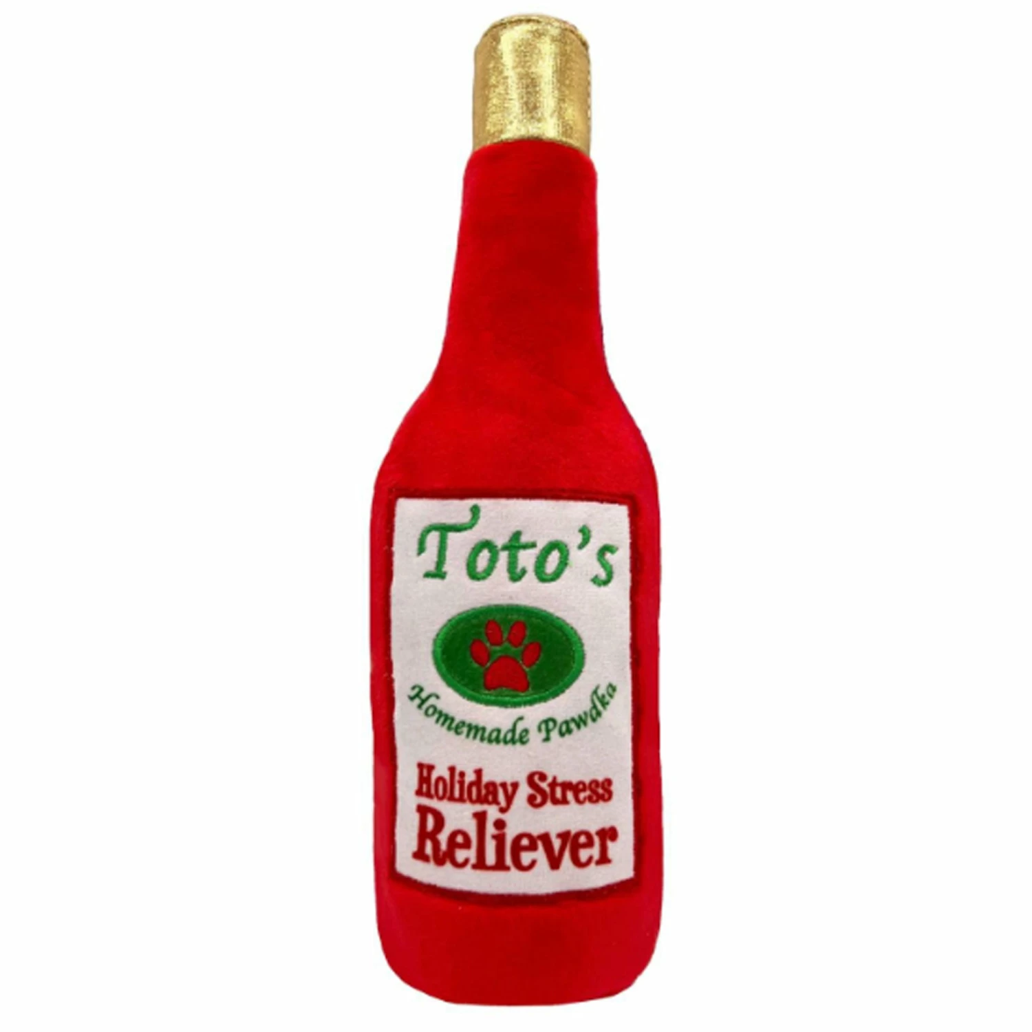 Lulubelles Toto's Holiday Stress Reliever Dog Toy