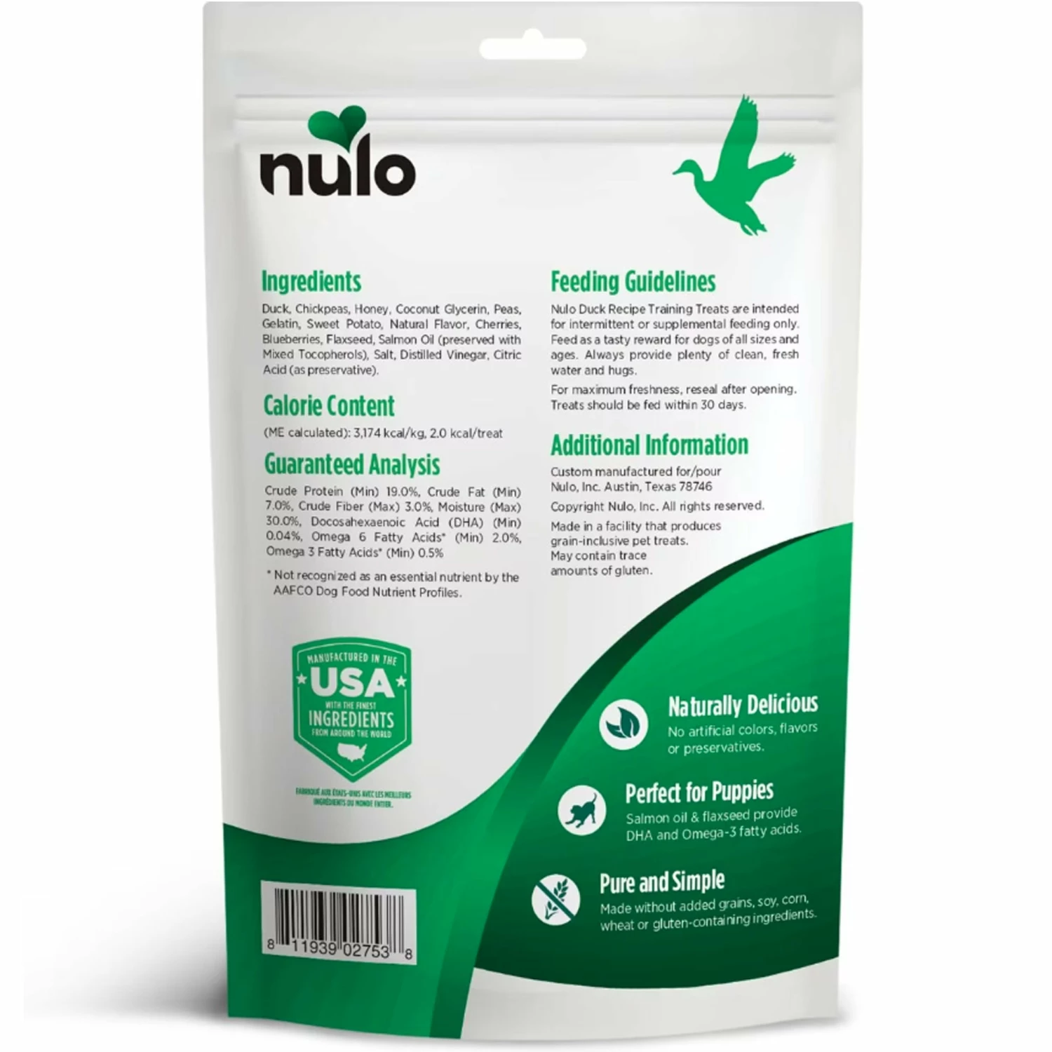 Nulo FreeStyle Duck Training Dog Treat - Image 2