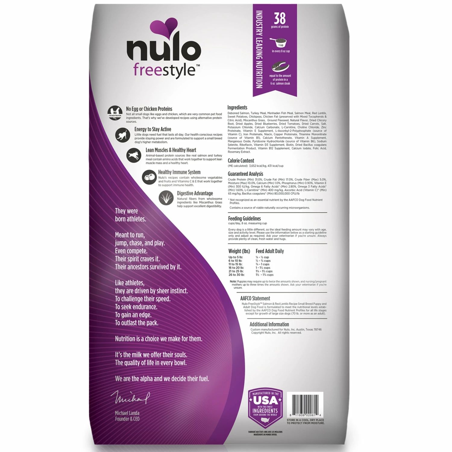 Nulo FreeStyle Small Breed Salmon Dog Food - Image 2