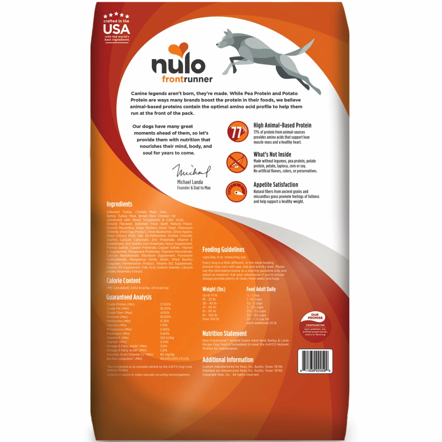 Nulo FrontRunner Turkey, Trout & Spelt Dog Food - Image 2