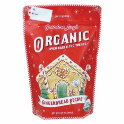 Grandma Lucy's Organic Baked Gingerbread Dog Treats