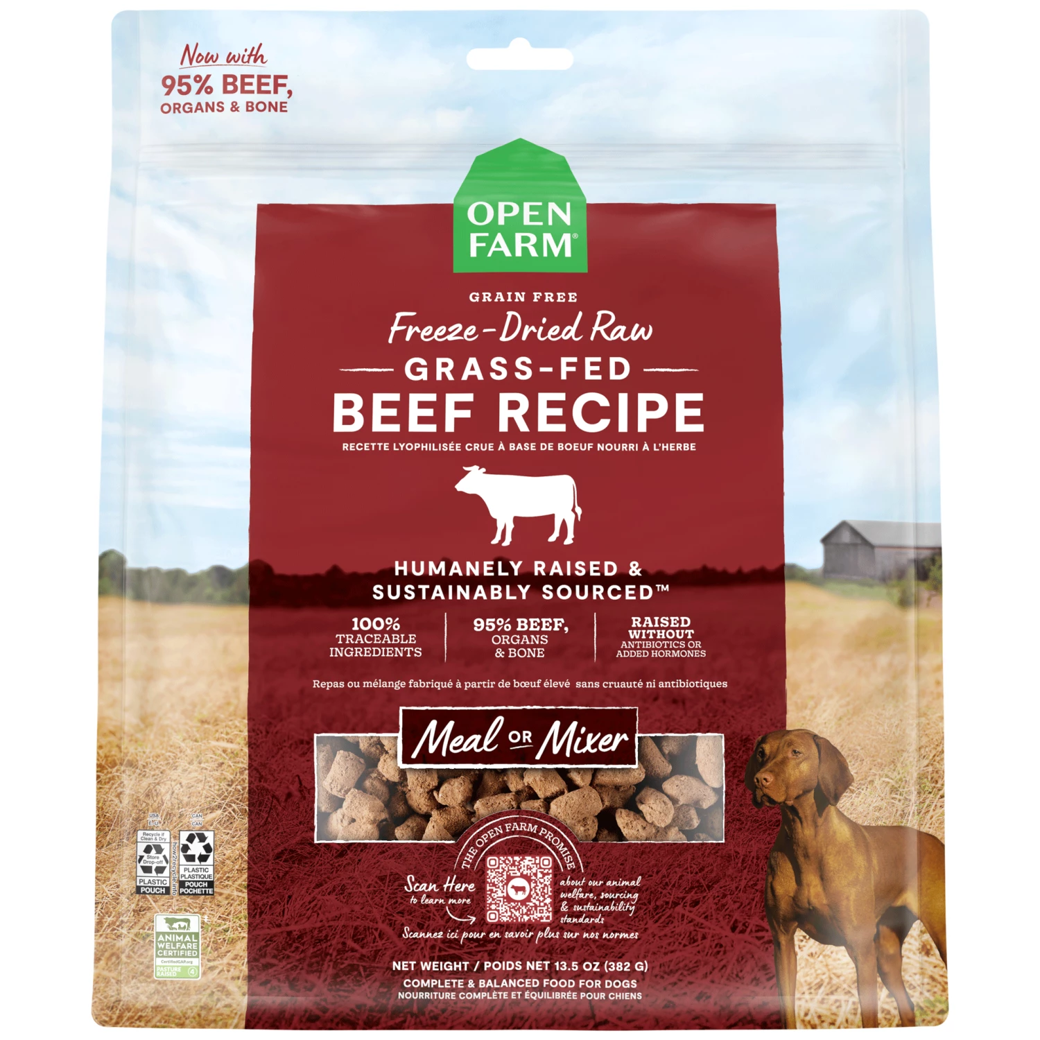 Open Farm Freeze-Dried Raw Beef Dog Food