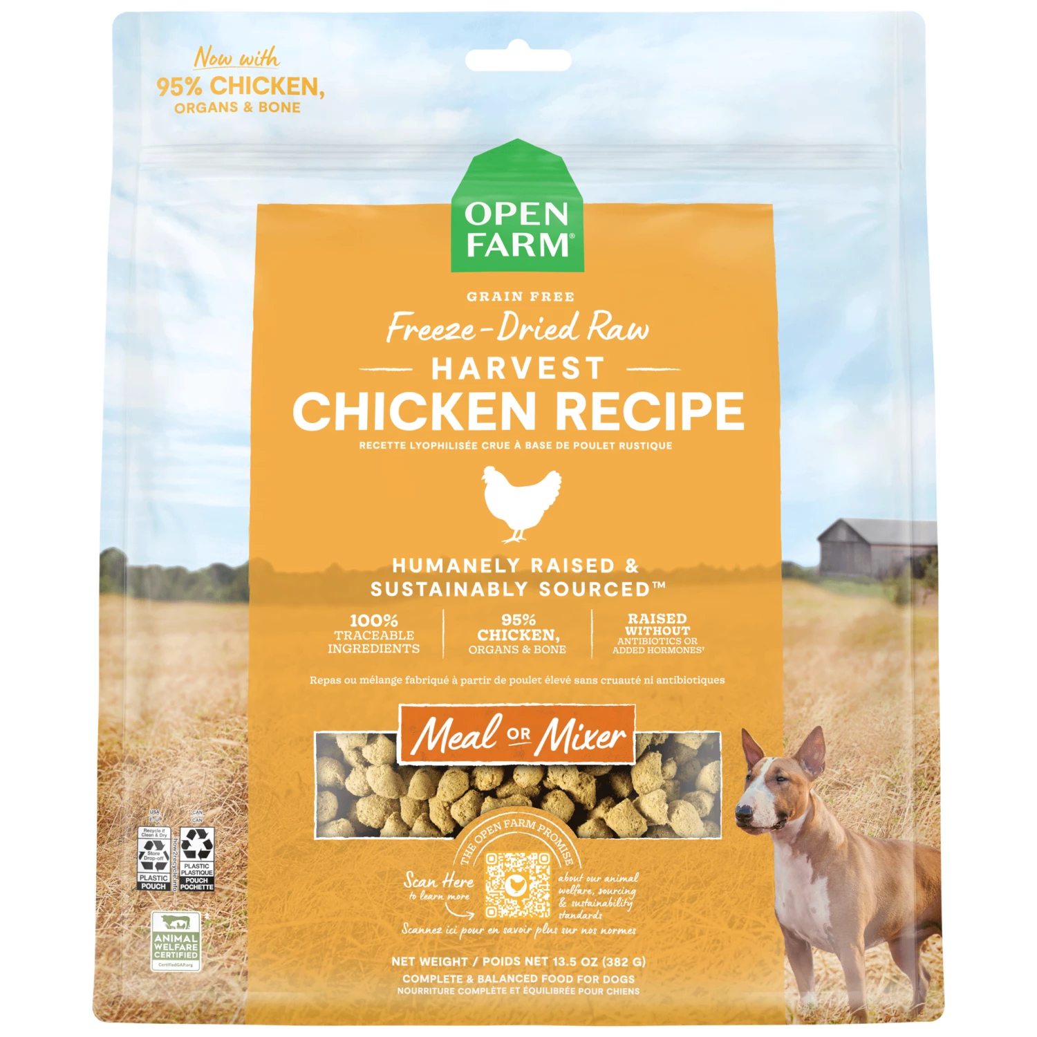 Open Farm Freeze-Dried Morsels Dog Chicken 22 Oz