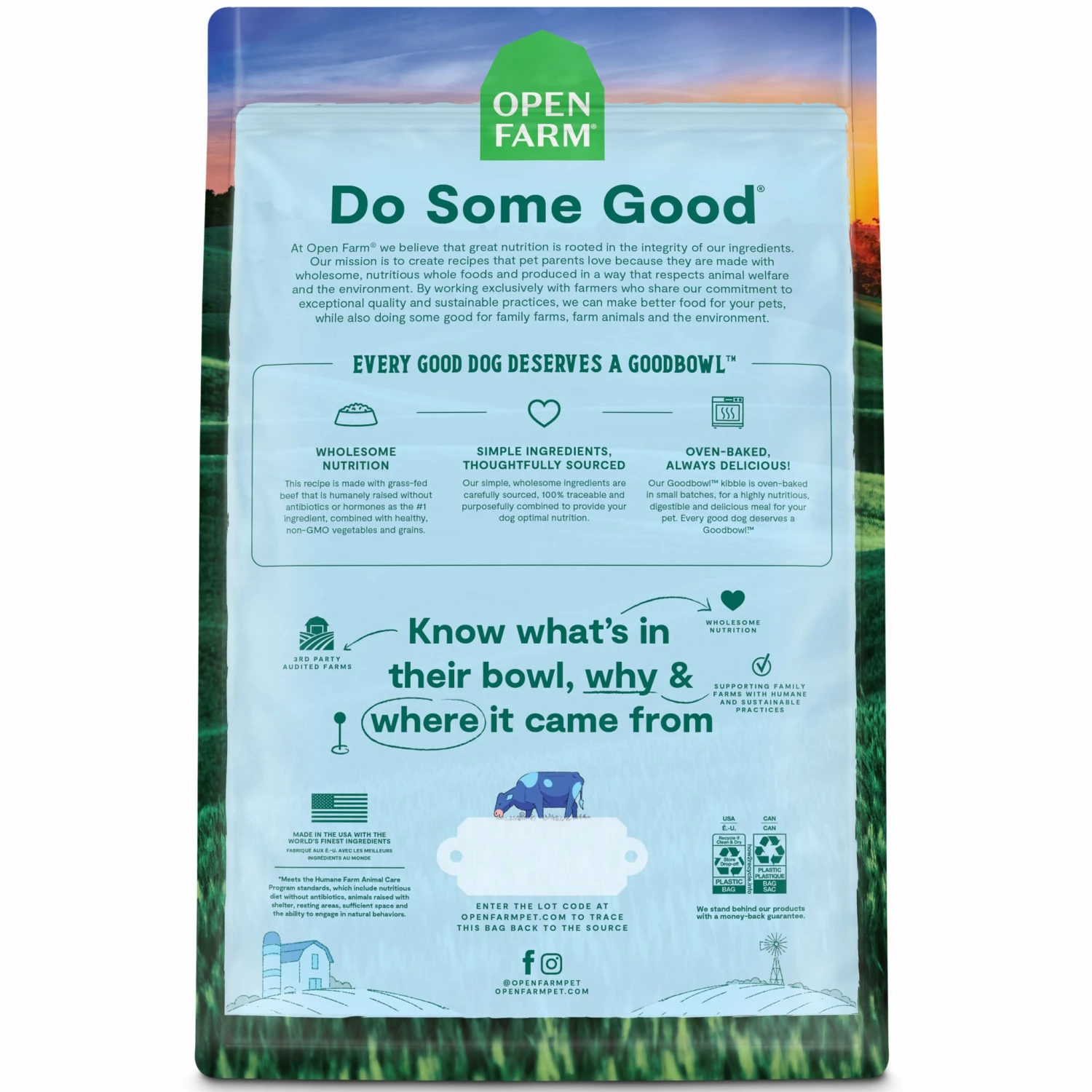 Open Farm GoodBowl Beef & Brown Rice Dog Food - Image 2