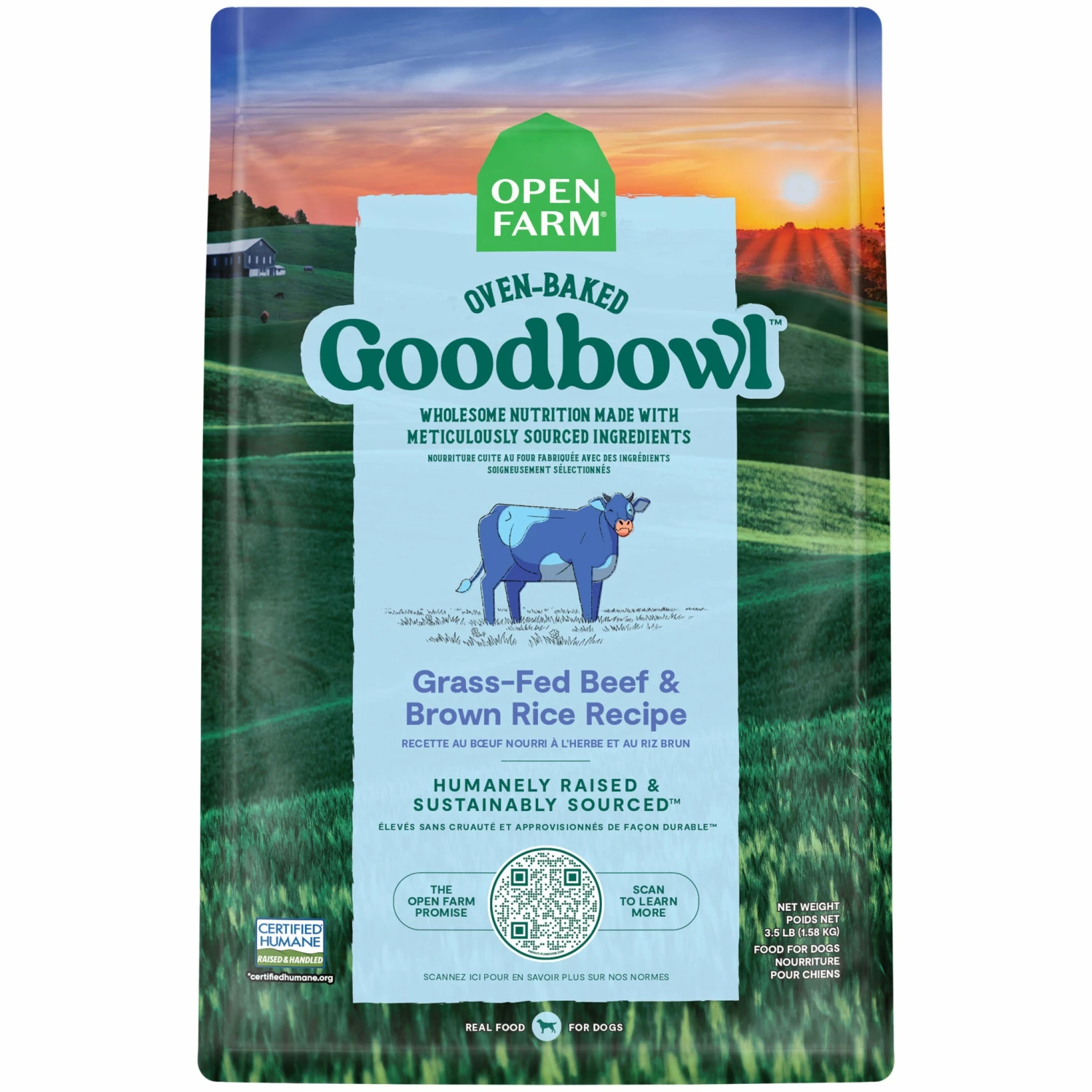 Open Farm GoodBowl Beef & Brown Rice Dog Food
