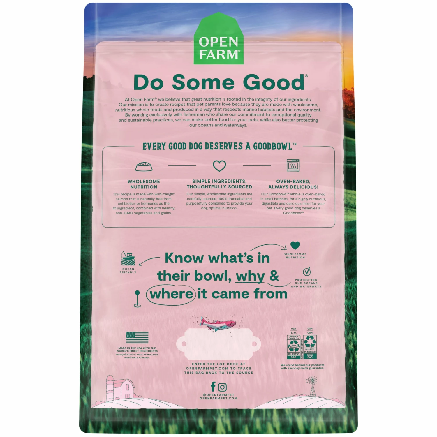 Open Farm GoodBowl Salmon & Brown Rice Dog Food - Image 2