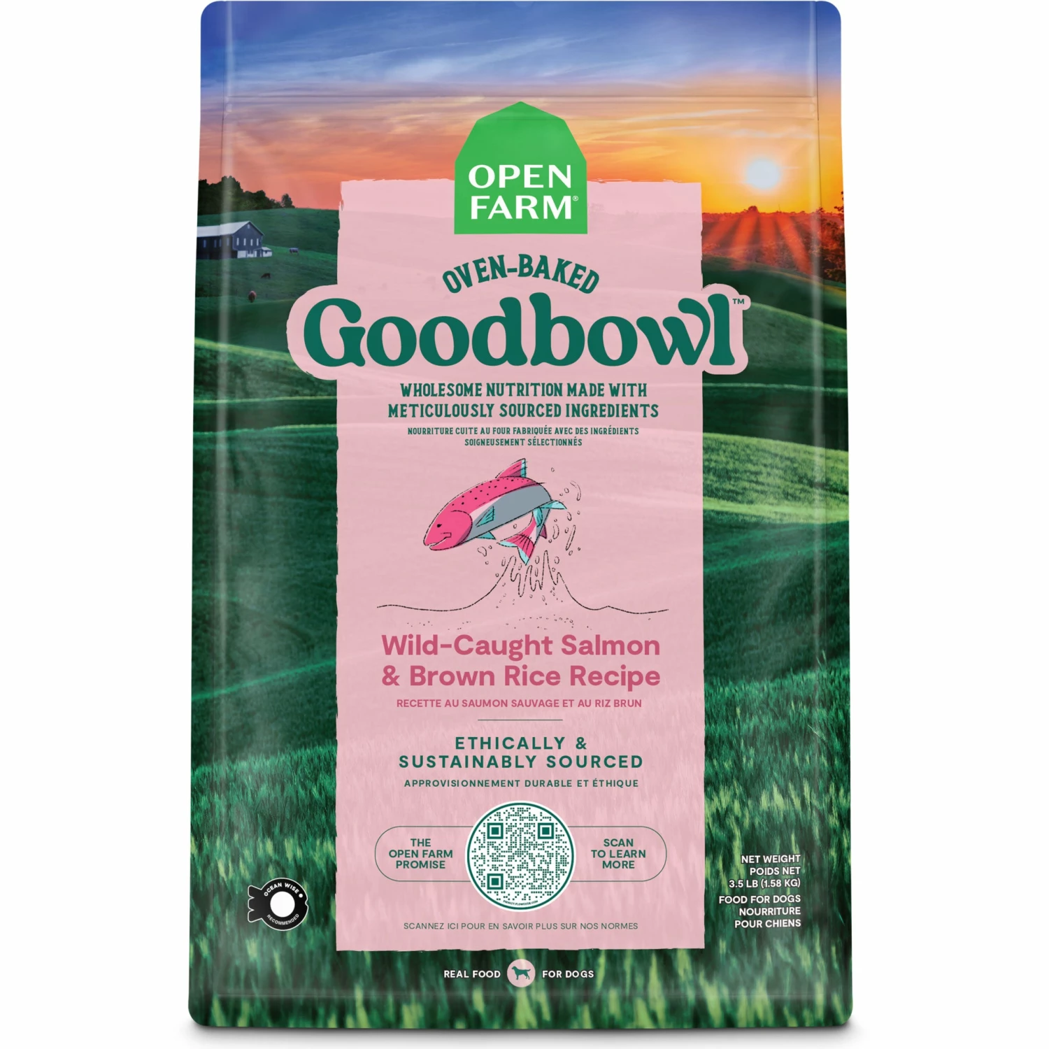 Open Farm GoodBowl Salmon & Brown Rice Dog Food