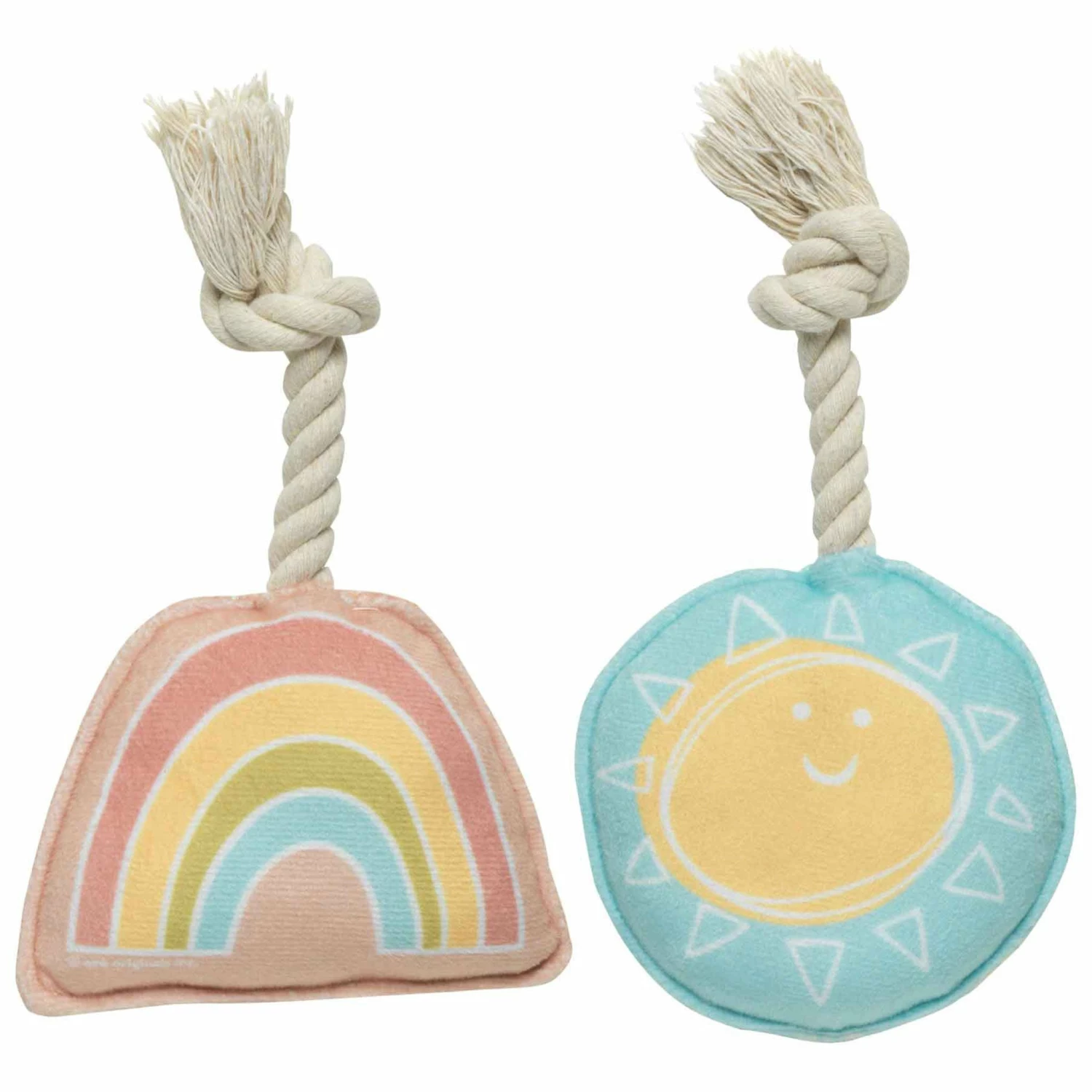 Speckle & Spot Sunshine & Rainbow Mini Rope Dog Toys
