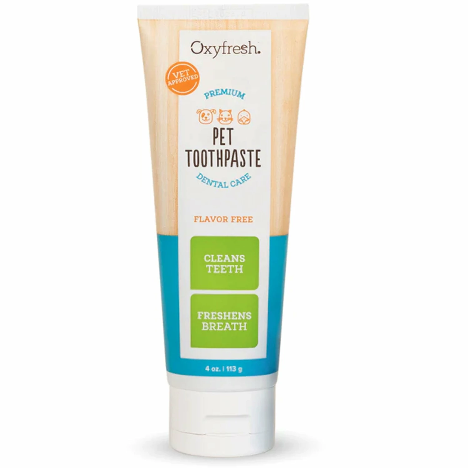 Oxyfresh Pet Toothpaste Finger Brush Kit Oxygene - 4 Oz