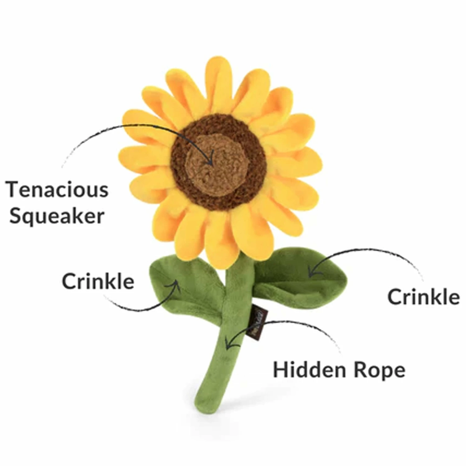P.L.A.Y. Sassy Sunflower Dog Toy - Image 2