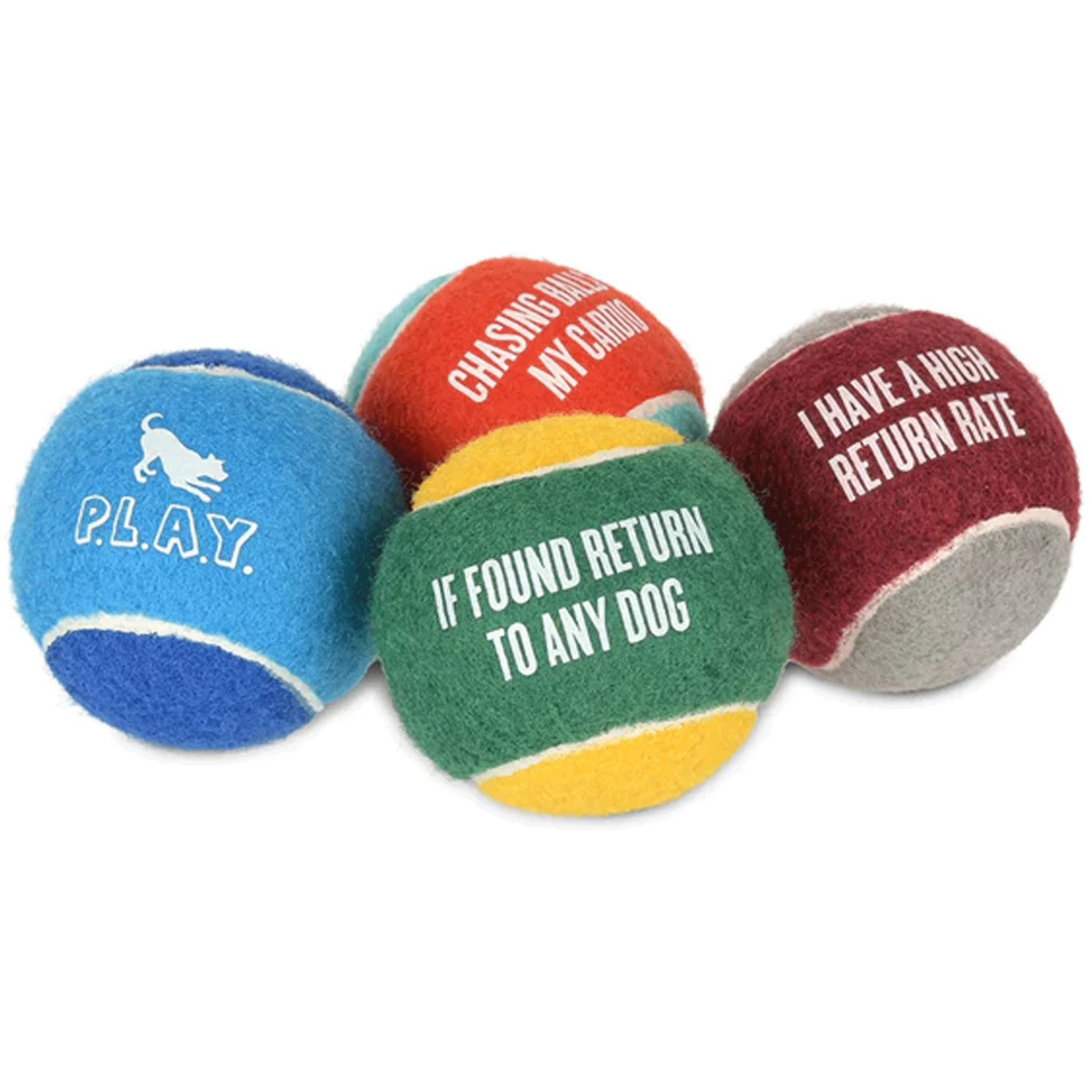 P.L.A.Y. Tennis Ball Set Dog Toys - Image 3