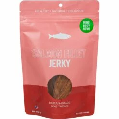 MIND BODY BOWL Smoked Salmon Jerky Dog Treats - 3oz