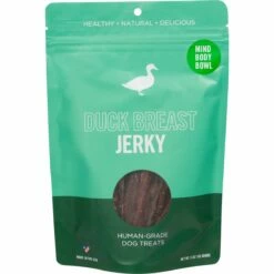 MIND BODY BOWL Smoked Duck Jerky Dog Treats - 3oz