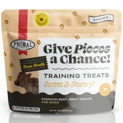 Primal Give Pieces A Chance Beef Dog Treats - 4 Oz