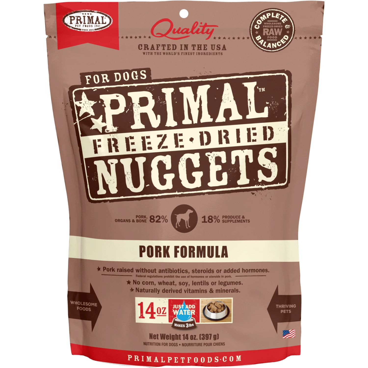 Primal Freeze-Dried Nuggets Pork Dog Food - Image 3