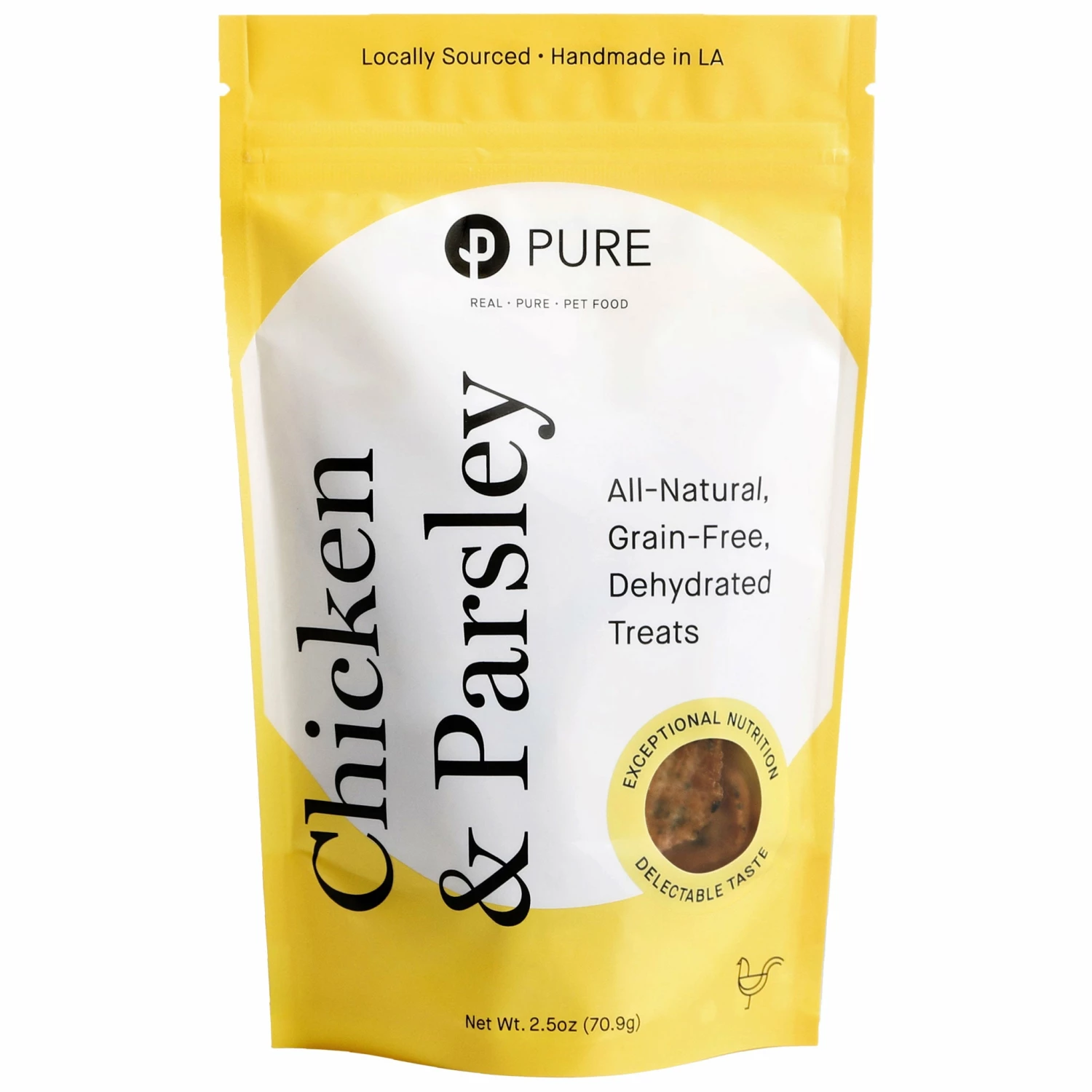 Pure Dehydrated Treat Dog Chicken & Parsley 2.5 Oz