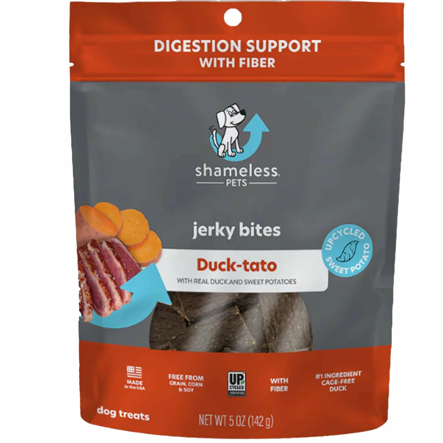 Shameless Pets Jerky Bites Dog Duck-Tato 5 Oz