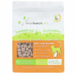 SmallBatch Freeze-Dried Chicken Bites Dog & Cat Treats - 7oz