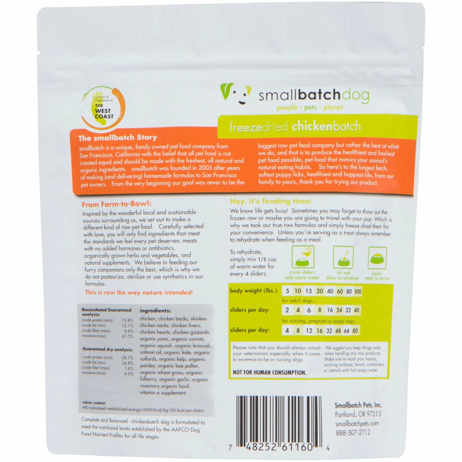 Smallbatch Freeze-Dried Chicken Dog Food - Image 2
