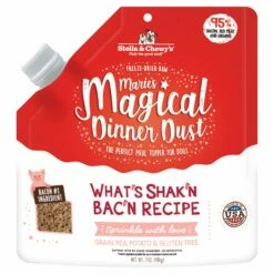 Stella & Chewy's Marie's Magical Dinner Dust Bacon Dog Food Topper 7 Oz