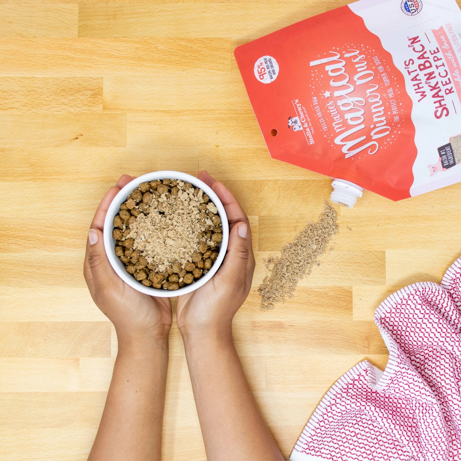 Stella & Chewy's Marie's Magical Dinner Dust Bacon Dog Food Topper 7 Oz - Image 3