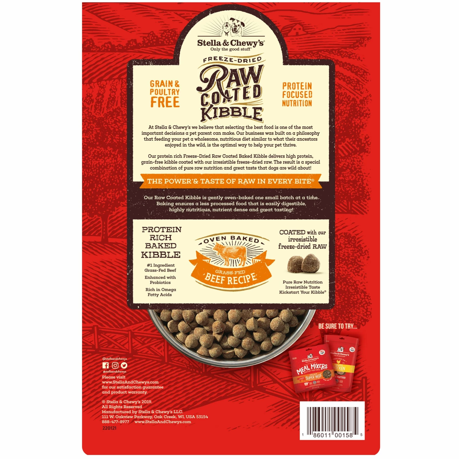 Stella & Chewy's Raw Coated Beef Dog Food - Image 2