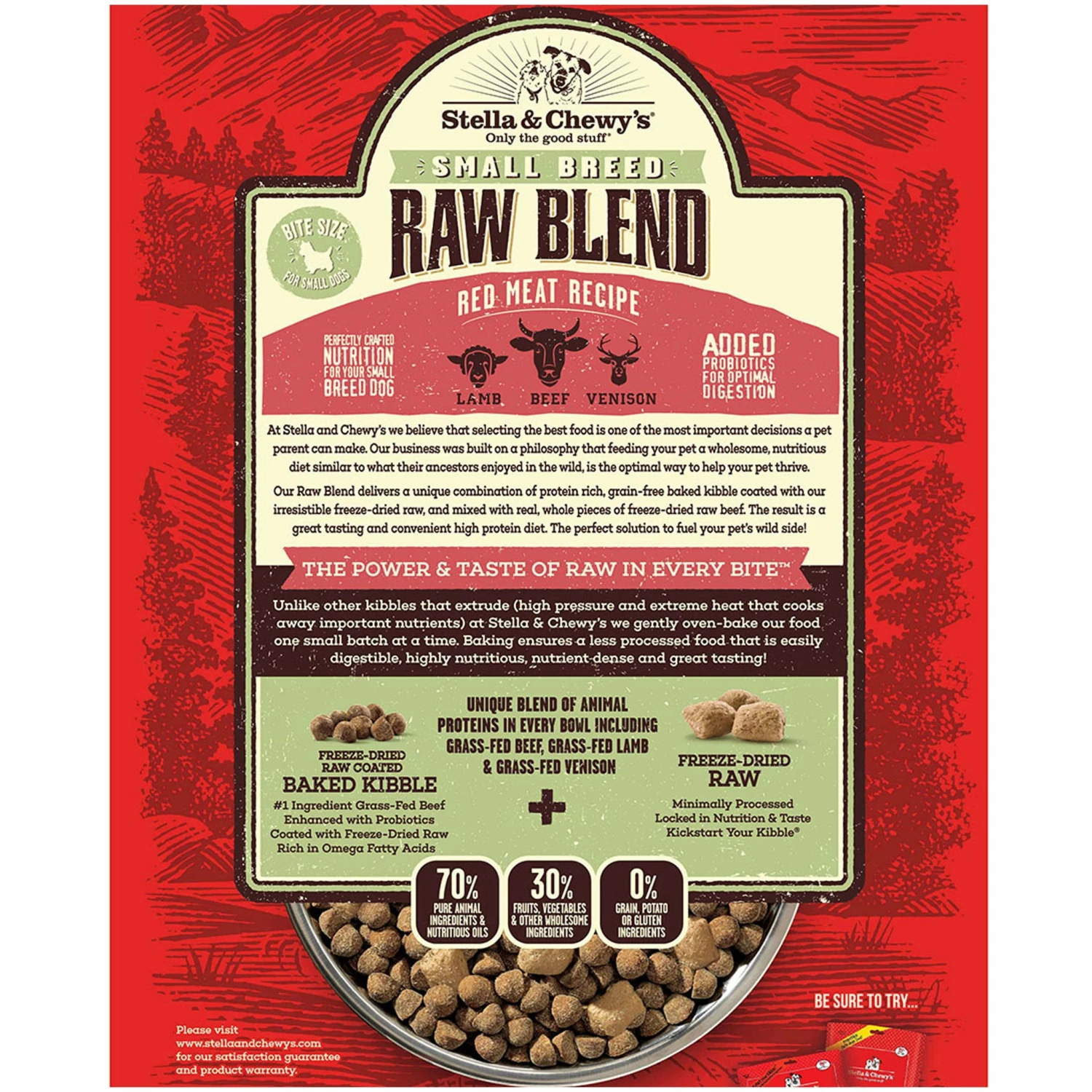 Stella & Chewy's Small Breed Raw Blend Dog Kibble - Image 2