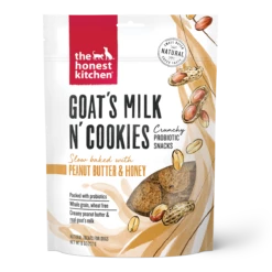The Honest Kitchen Goat's Milk N' Cookies Peanut Butter & Honey Dog Treats