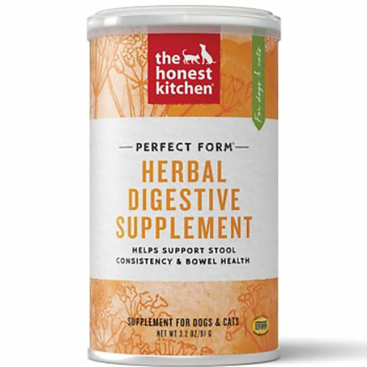 The Honest Kitchen Perfect Form Digestive Supplement For Dog & Cat - 3.2oz