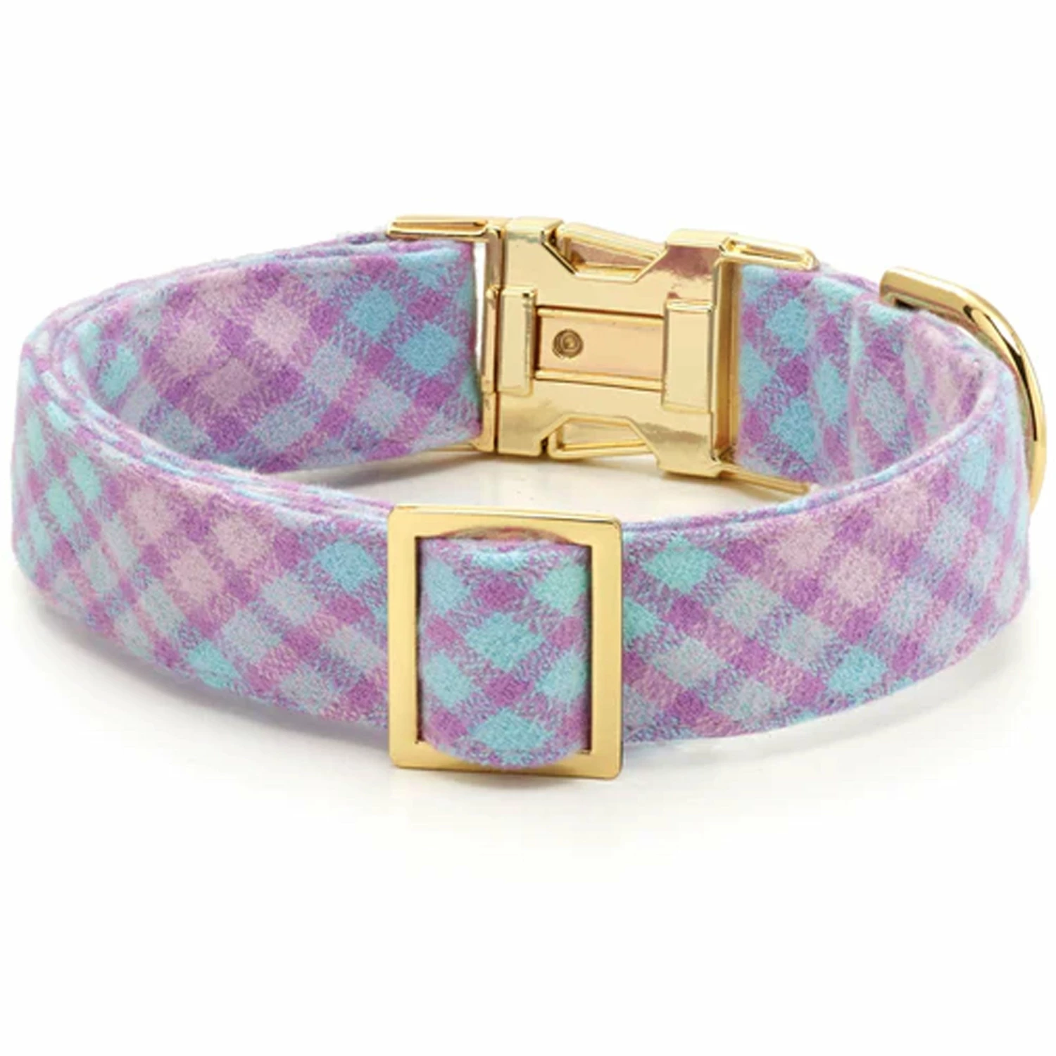 The Foggy Dog Collar - Sorbet Plaid - Image 2