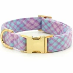 The Foggy Dog Collar - Sorbet Plaid
