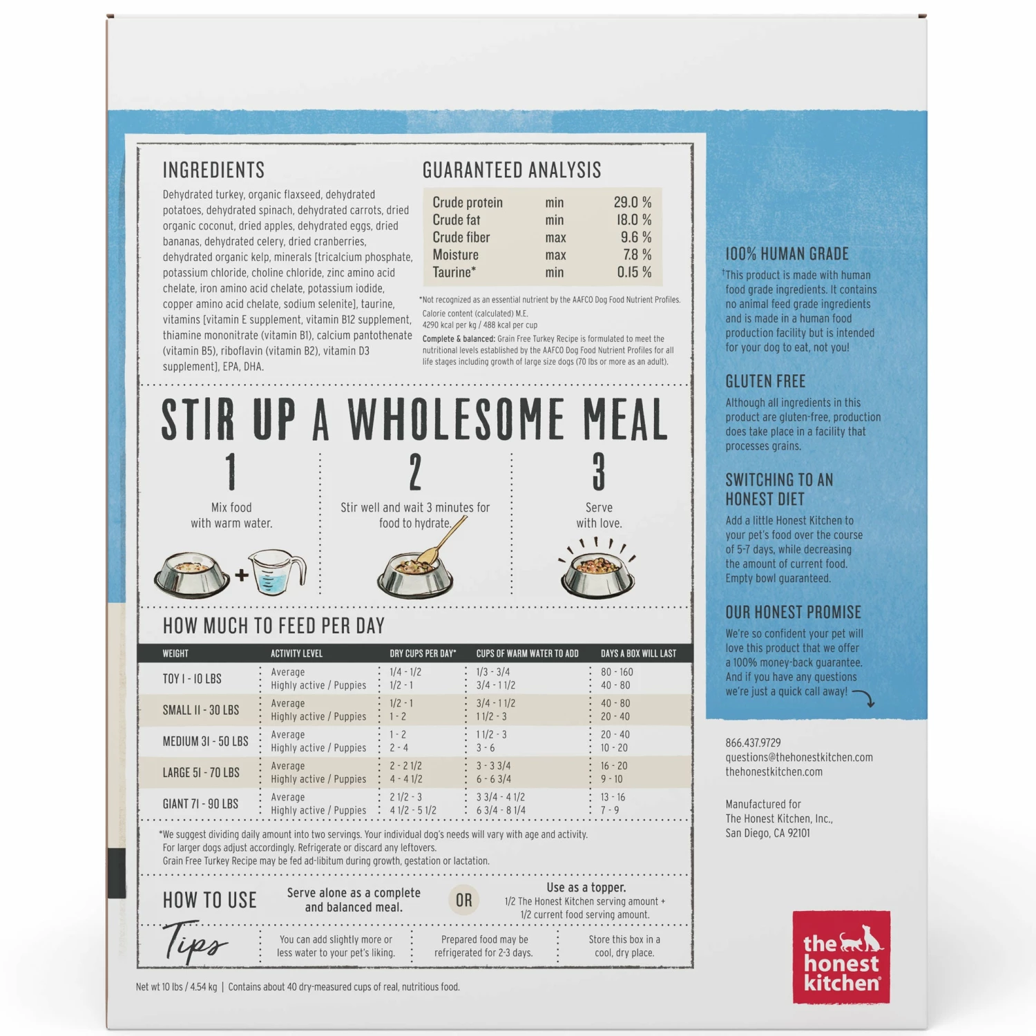 The Honest Kitchen Grain-Free Turkey Dog Food - Image 2