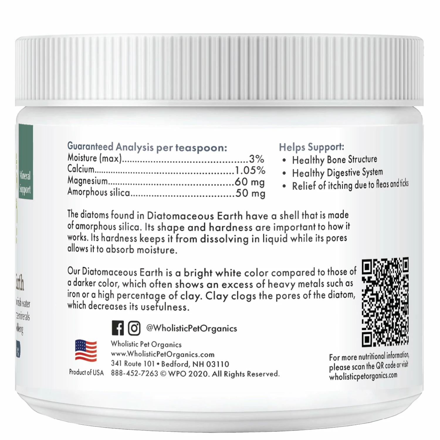 Wholistic Pet Organics Diatomaceous Earth - Image 2