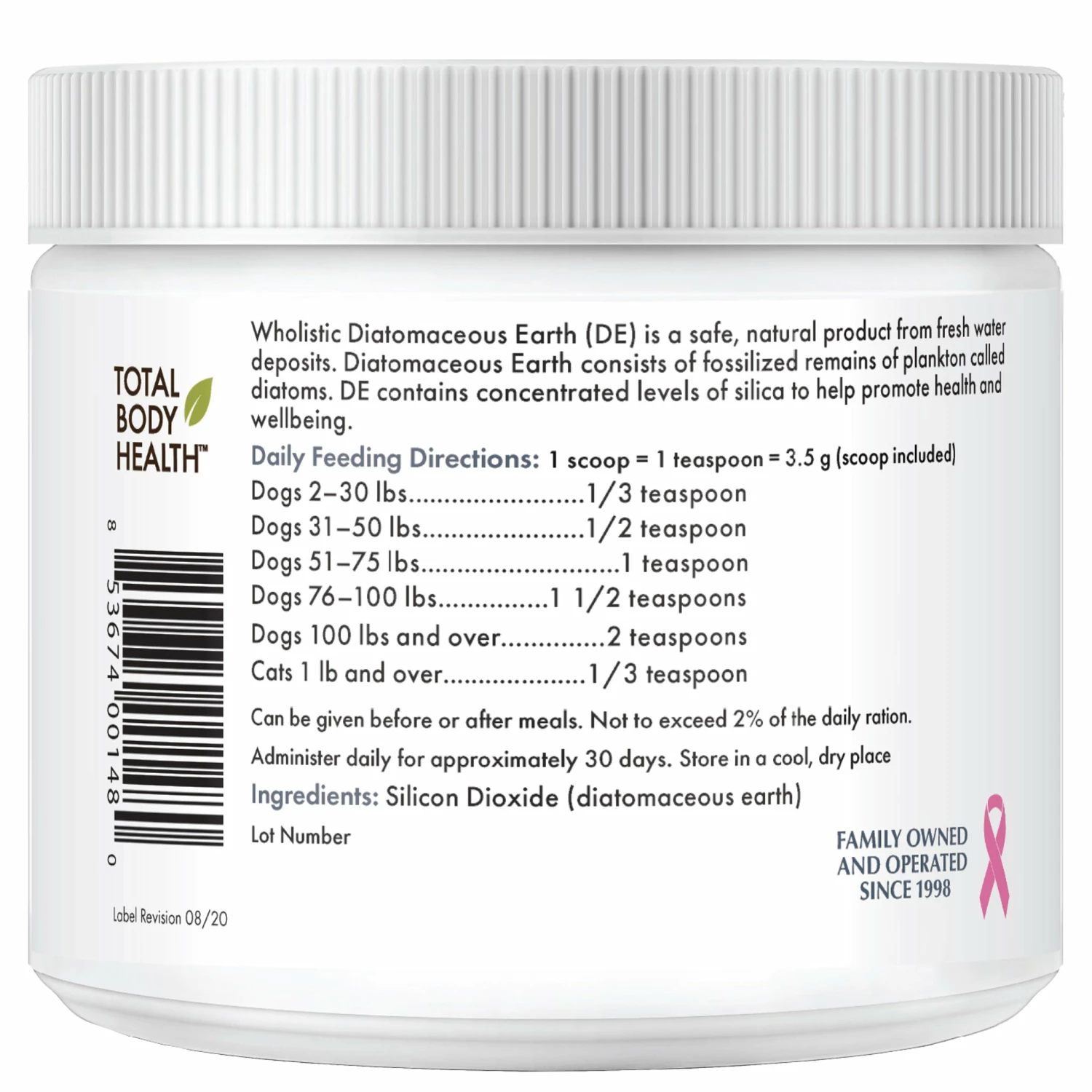 Wholistic Pet Organics Diatomaceous Earth - Image 3