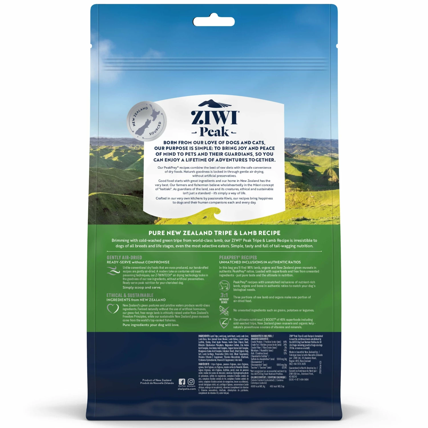 ZIWI Air-Dried Tripe & Lamb Dog Food - Image 6