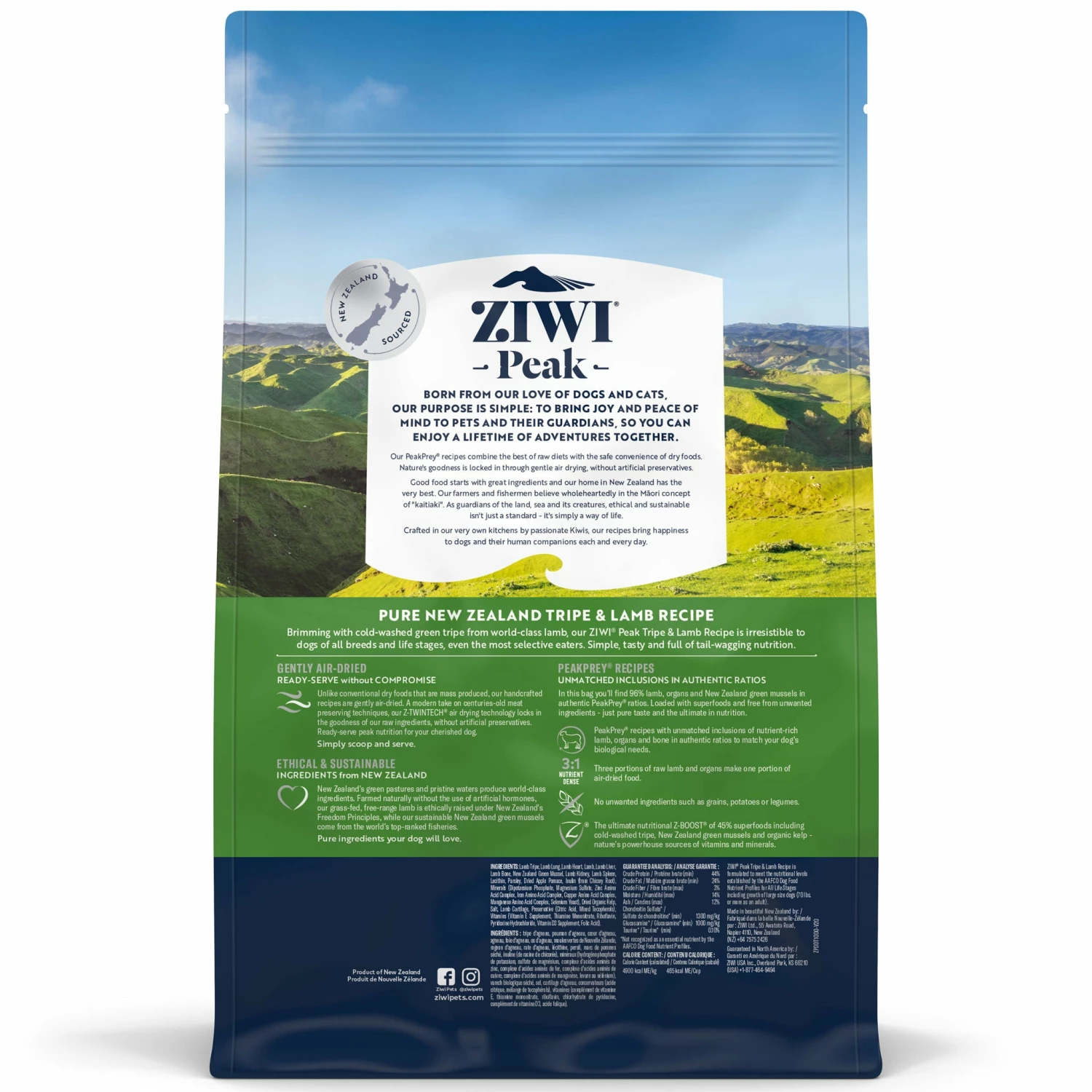 ZIWI Air-Dried Tripe & Lamb Dog Food - Image 4