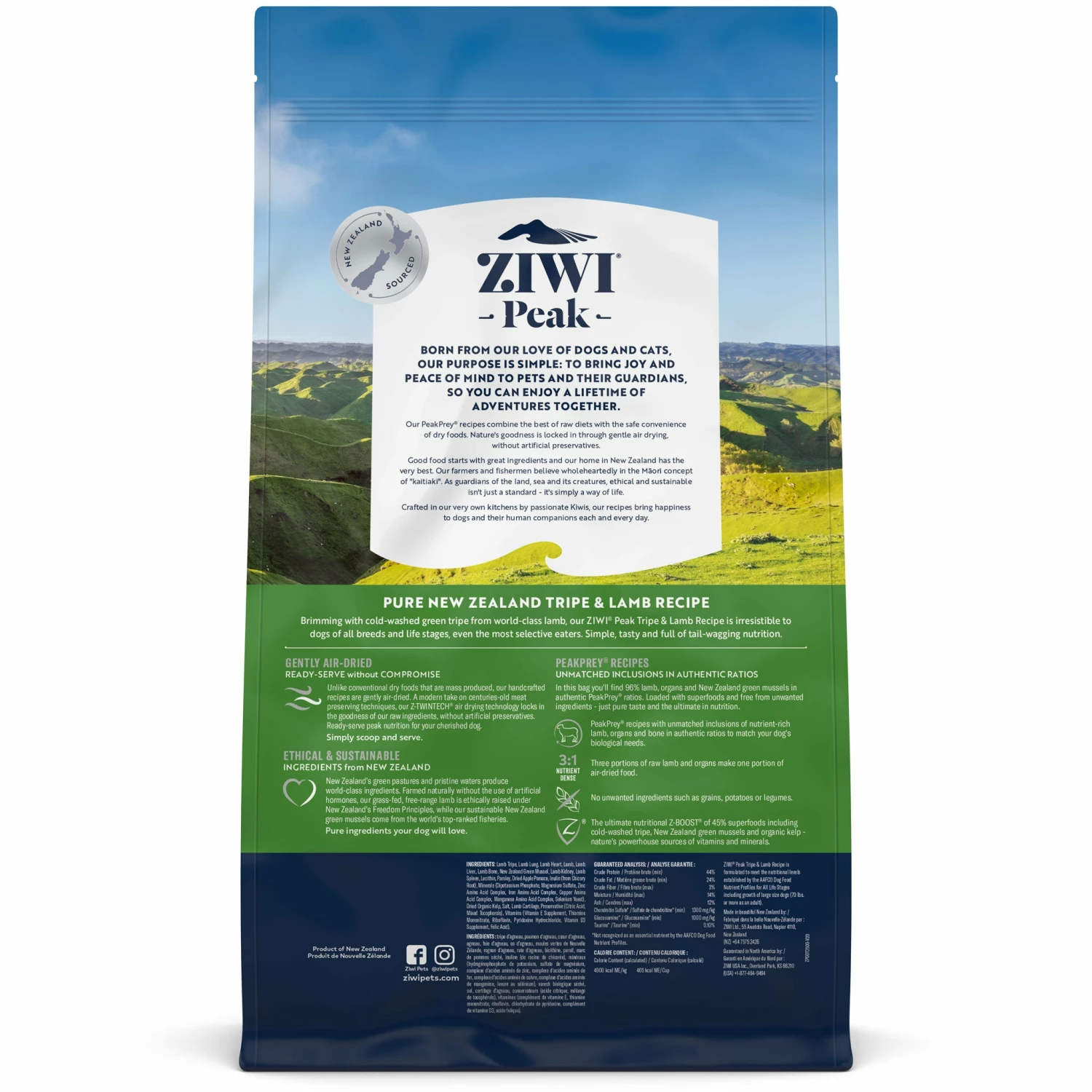 ZIWI Air-Dried Tripe & Lamb Dog Food - Image 2